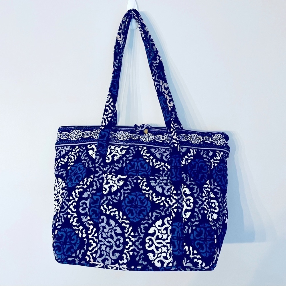 🎯3/$10 Vera Bradley Canterberry Cobalt Baby Diaper Bag Changing Pad